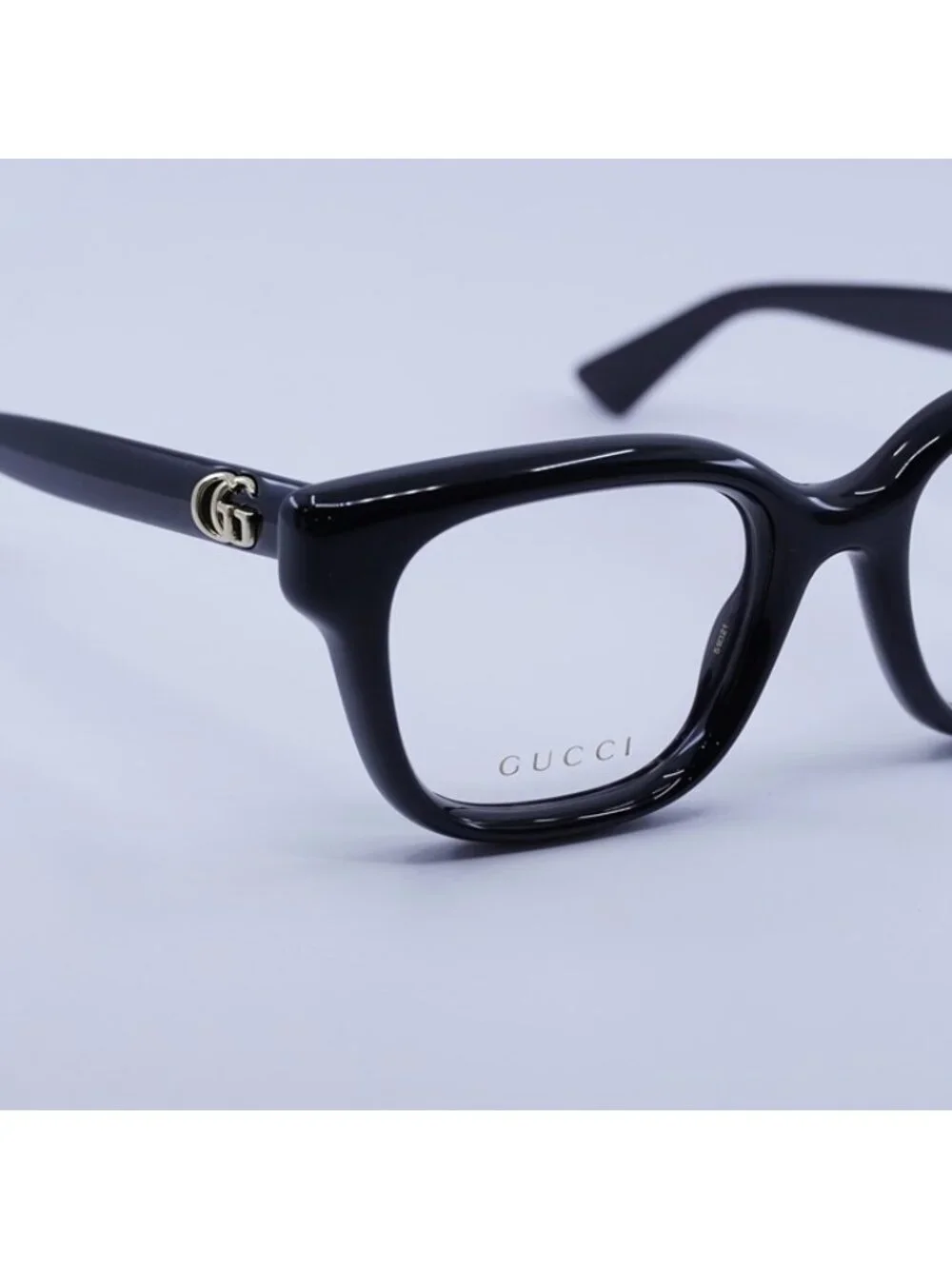 Gucci GG1831O 005 Eyeglasses Black 51mm Square Frame